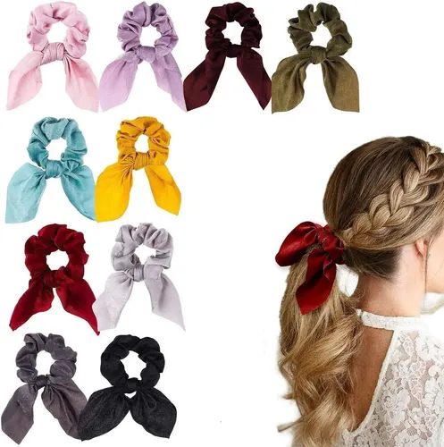 Color Sólido Bandas De Pelo Lazos De Cinta Diademas Syey