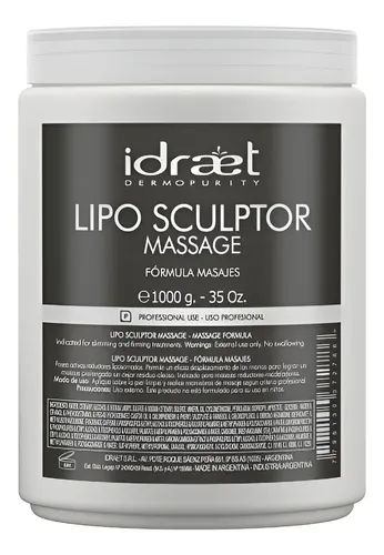 Idraet Crema Masaje Reductor Modelador Elimina Grasa