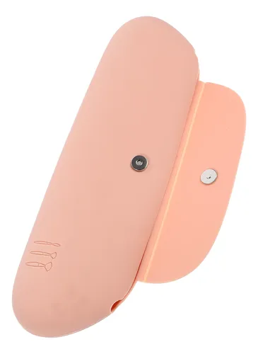 Bolso De Maquillaje Anticaída Con Soporte Facial De Silicona
