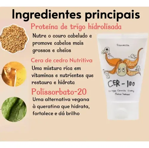 Mascarilla Proteica Capilar Elizavecca Cer 100 100 Ml Restau