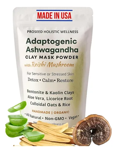 Mascarilla De Arcilla Proseed Con Ashwagandha Y Reishi
