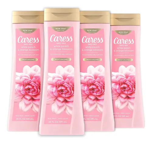 Jabón Líquido Corporal Caress Daily Silk 4 Pack 591ml