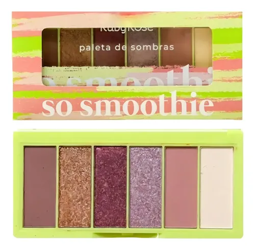 Paleta 6 Sombras Matte Shimmer So Smoothie Ruby Rose