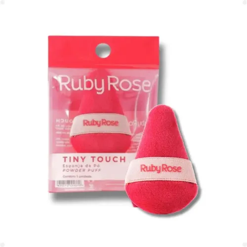 Esponja De Maquillaje Mini Antipolvo Ruby Rose Tiny Touch Rosa Mediana