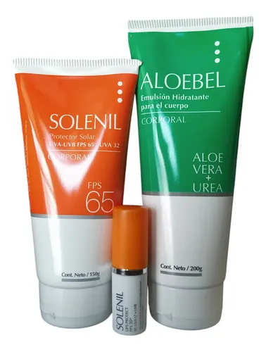 Kit Protector Solar Solenil Fps65 + Labial Fps30 + Postsolar