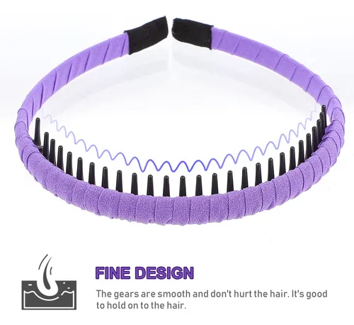 8pcs Stylish Teeth Comb Hair Hoop Hair Accessories For Girls Mixed