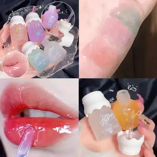 Gege Bear Magic Bow Lip Gloss Brillo Labial Honey C/ Glitter