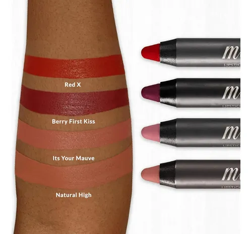 Lápiz Labial Delineador Mate Vasanti Berry First Kiss