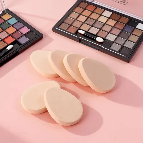 R Yy Esponjas De Maquillaje Planas 6 Pcs Para Base, Suave Y