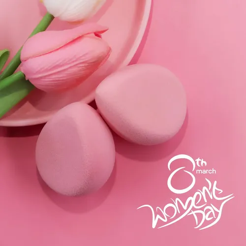 Set De 2 Esponjas De Belleza De Color Rosa Sin Látex De Beak
