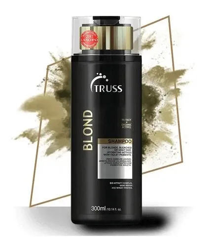Shampoo Truss Professional Blond Blond Shampoo en garrafa de 300mL de 300g