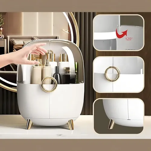 Organizador Maquillaje Cápsula Oh My Shop Plástico Blanco A-053100