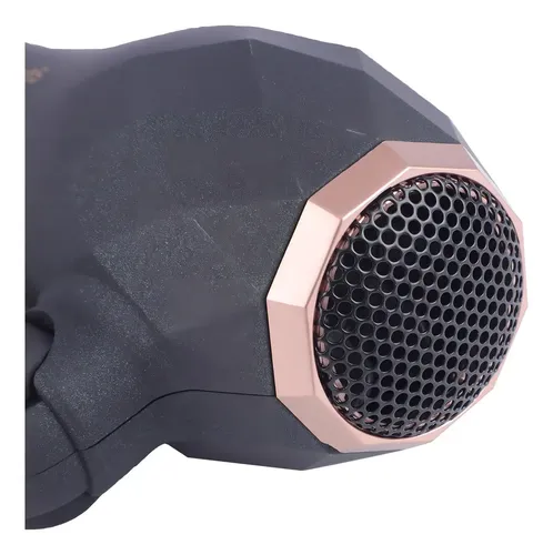Secador Pelo Plegable 2 Velocidades 1000w 110v 220v Boquilla Color Negro