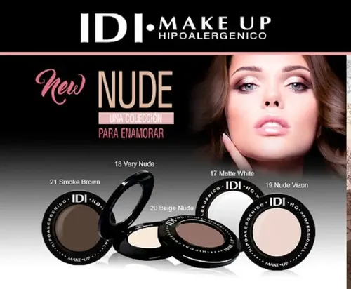 Sombra Compacta IDI Make Up Cosmos Satin HD Hipoalergénica Satinado
