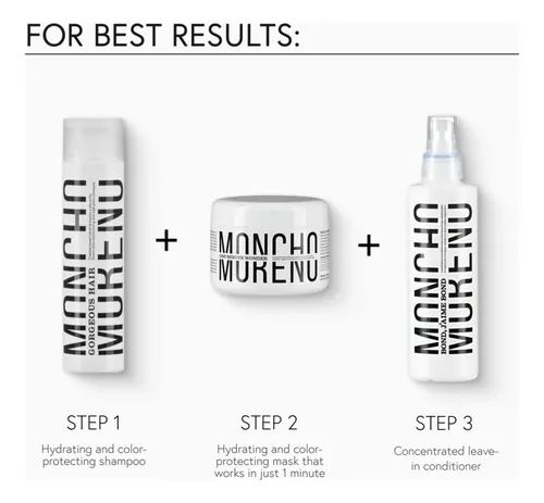 Mascarilla Capilar Moncho Moreno 240ml Reparadora E Hidrata