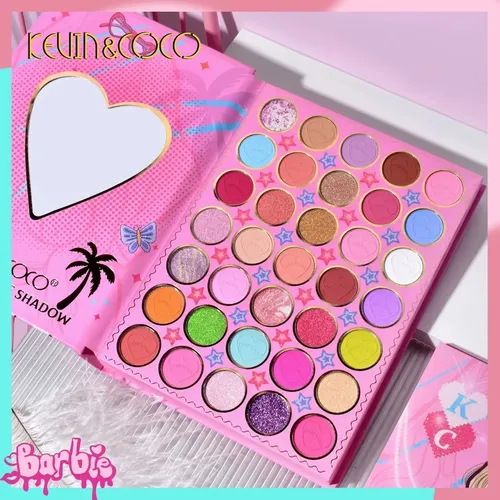 Paleta Libro Barbie Party 82 Colores Kevin & Coco Barbie Party