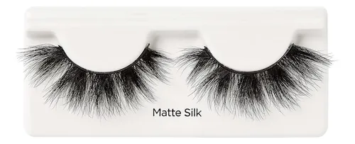 Pestañas Postizas Matte Black Kiss Couture 3d Con Visón