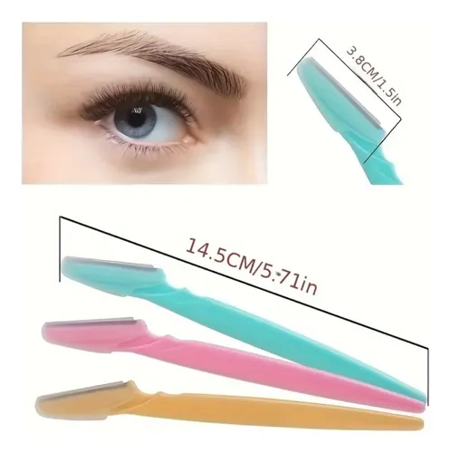 6 Unidades De Rasuradores De Precisión Para Cejas