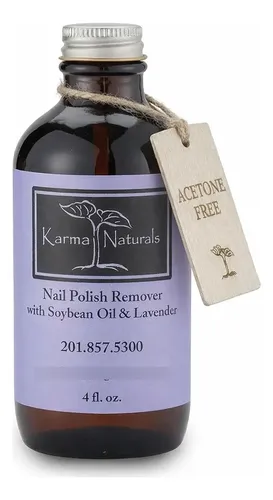 Removedor De Esmalte Karma Orgánico Lavanda 118 Ml