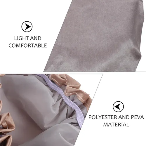 3 Gorros De Baño Impermeables De Doble Capa, Simple Peva