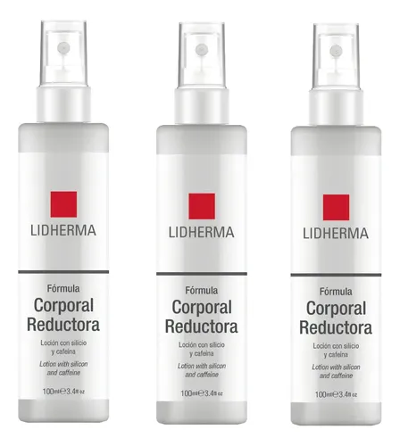 Kit X3 Fórmula Corporal Reductora Silicio Y Cafeína Lidherma