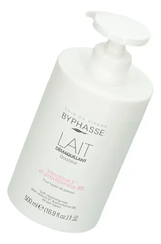 Leche Desmaquillante 500ml Cara Y Ojos Byphasse Todo Tipo De Piel Día/noche