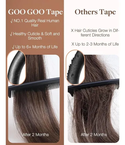 Extensiones De Cabello Con Cinta Invisi Edge Goo Goo 20