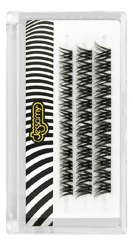 Extensiones De Pestañas Postizas Autoadhesivas En Ramillete Color Negro Tipo De Curvatura P166