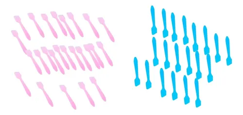 Miniespátulas Mezcladoras Con Cucharas De Plástico, 200 Unid