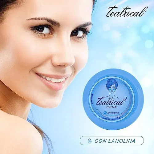 Crema Teatrical Con Lanolina 400 G Para Rostro, Manos Y Cuer