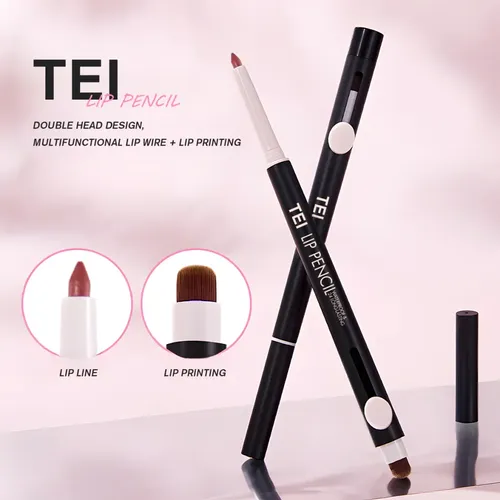 Delineador De Labios Con Esfumador De Larga Duracion Tei