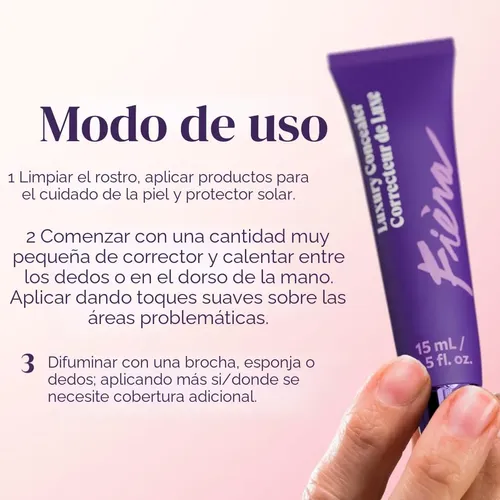 Fièra-corrector Y Base Todo En 1. Acabado Glow- Tono Beige