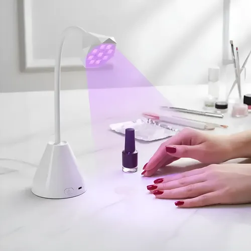 Velador Cabina Uv Led 27w Seca Uñas Esculpidas Gelificada F