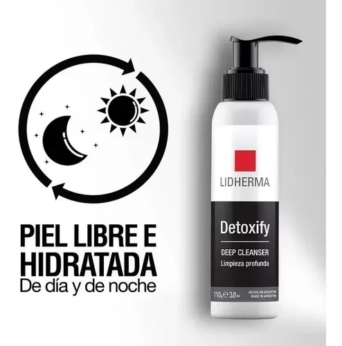 Jabón Gel De Limpieza Profunda Para Rostro Detoxify Lidherma