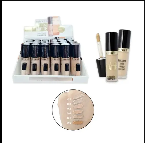 Corrector Liquido Multiuso Matte Pink 21