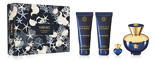 Kit Perfume Mujer Versace Dylan Blue Pour Femme Edp 100 Ml