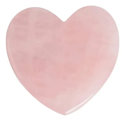 Gua Sha Jade Natural Corazón Masaje Facial Y Corporal