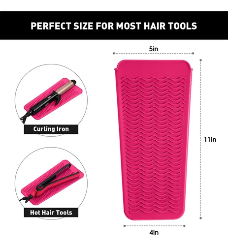 Funda De Silicona Resistente Al Calor Para Plancha Y Rizador