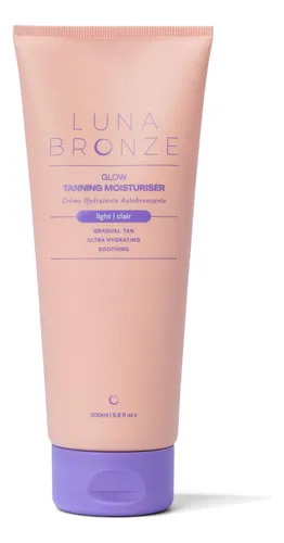 Loción Hidratante Luna Bronze De 200 Ml, Autobronceadora