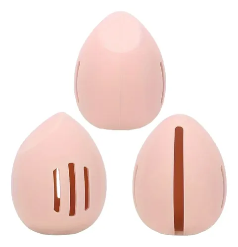 Estuche Porta Esponja De Maquillaje Organizador Viaje Makeup