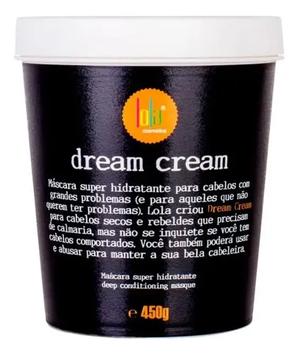 Mascara Grande Hidratante Dream Cream Lola Cosmetics X450g