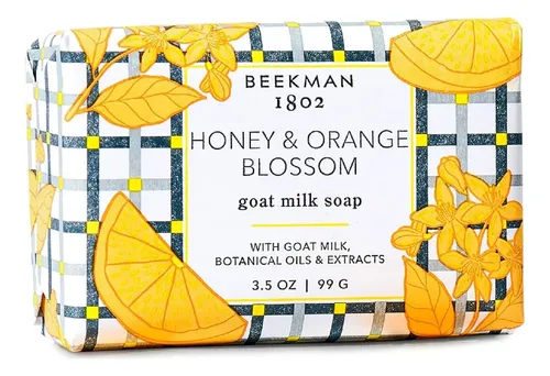 Jabón Corporal Beekman 1802 De Leche De Cabra, Miel Y Naranj