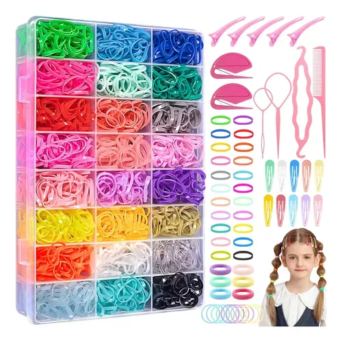Accesorios Para El Cabello Para Niñas Pequeños, Mini Bandas