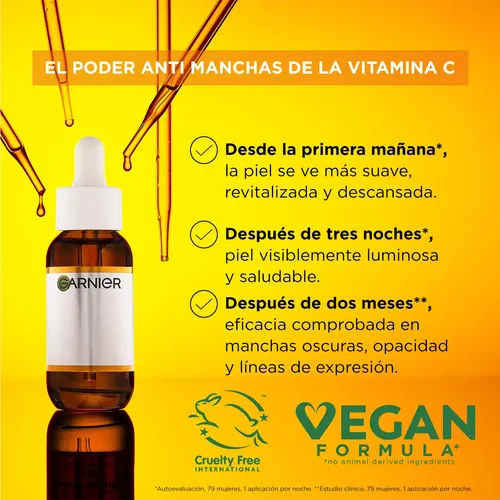 Serum Anti-manchas Garnier Vitamina C Express Aclara 30ml