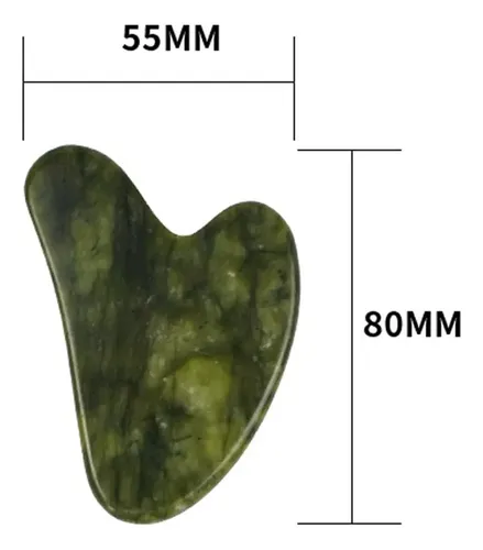 Tabla Gua Sha Para Rostro, Cuello Y Cuerpo Con Piedra De Cua
