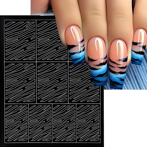 Plantillas Para Uñas, Vinilos Y Stickers Para Nail Art
