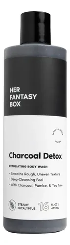 Gel Exfoliante Corporal Detox Con Carbón Activado Her Fantas