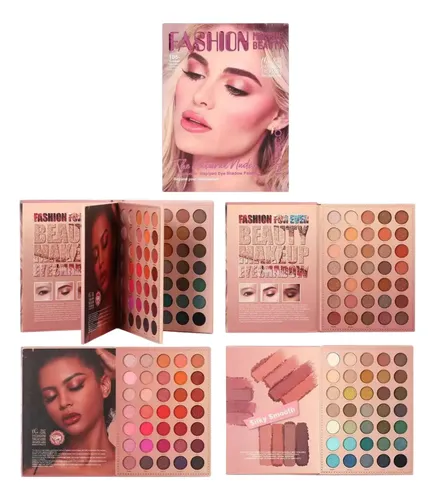 Paleta De 72 Sombras Colores Pigmentación Glitter Ojos Libro