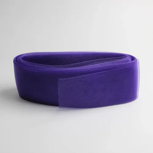 Sombrerería Crinoline Flexible De Pelo De Morado Oscuro