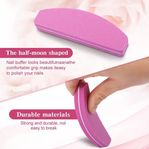 Kit De 40 Mini Limas Sponge For Uñas Manicure